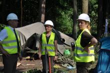Żywioł zniszczył leśny obóz harcerski