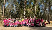 Rodzinne sadzenie lasu w Kudypach